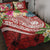 Polynesian Samoa Quilt Bed Set - Summer Plumeria (Red) Red - Polynesian Pride