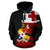 Tonga Polynesian All Over Hoodie Tonga Flag COat of Arms Painting 01 - Polynesian Pride