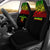 Hawaii Car Seat Covers - Polynesian Turtle Tattoo Reggae Horizontal Universal Fit Reggae - Polynesian Pride