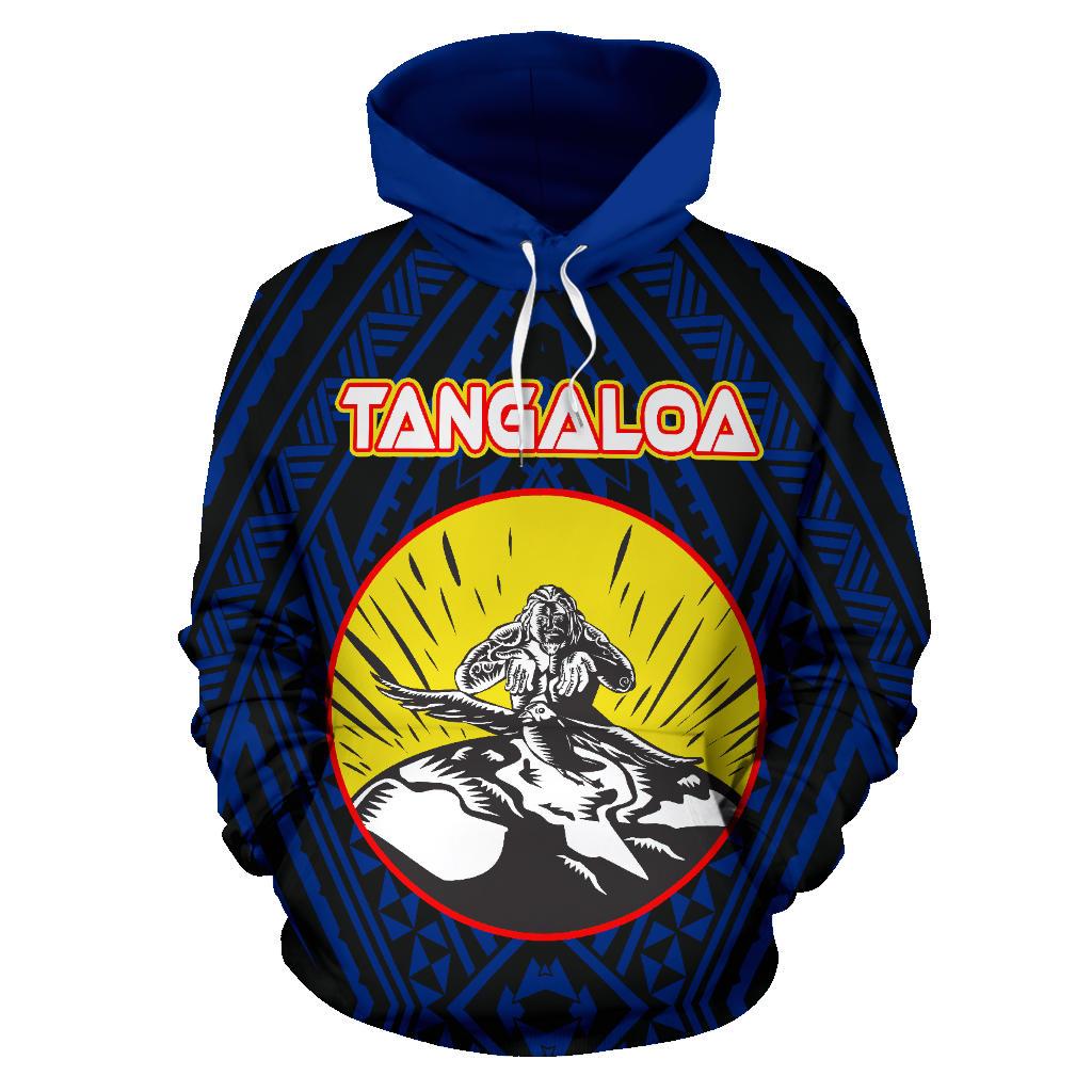 Samoa Polynesian Hoodie Samoan Legend God Tangaloa - Polynesian Pride