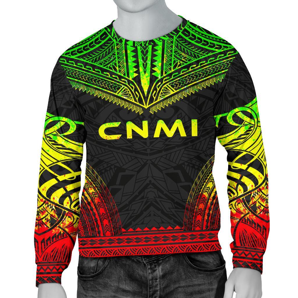 Northern Mariana Islands Sweater - Polynesian Chief Reggae Version Unisex Reggae - Polynesian Pride