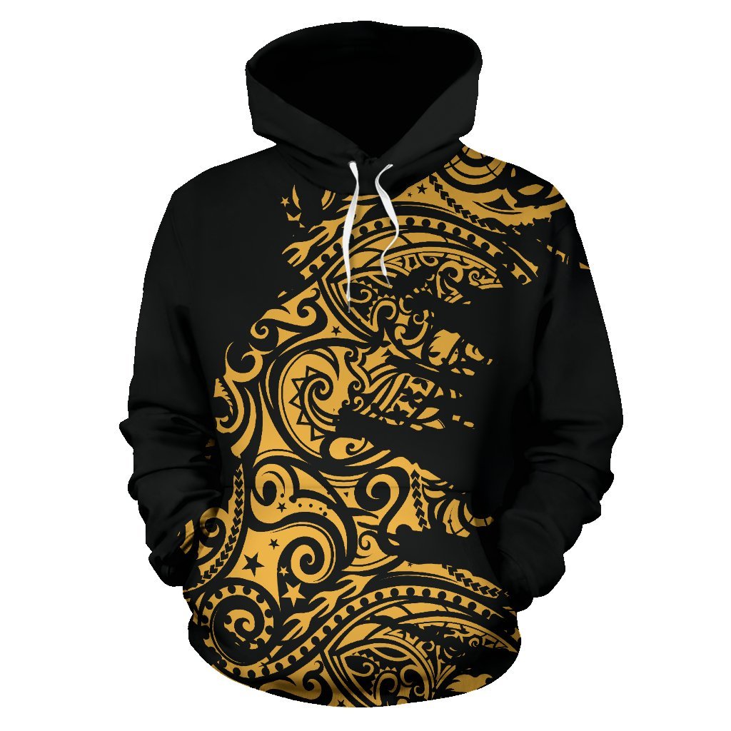 Hoodie Polynesian Tattoo Gold - Polynesian Pride