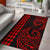 Hawaii Kakau Polynesian Rug Rug Red - Polynesian Pride