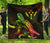 Kosrae Polynesian Premium Quilt - Turtle With Blooming Hibiscus Reggae - Polynesian Pride