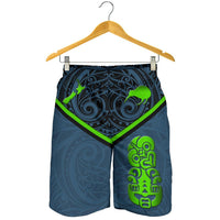 Combo Men Tank Top and Men Short New Zealand Maori Rugby Pride Version - Navy - Polynesian Pride