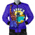 American Samoa Polynesian Men Bomber Jacket - Aunu'u Island PURPLE - Polynesian Pride