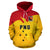 Papua New Guinea Hoodie Rugby Unisex Yellow - Polynesian Pride