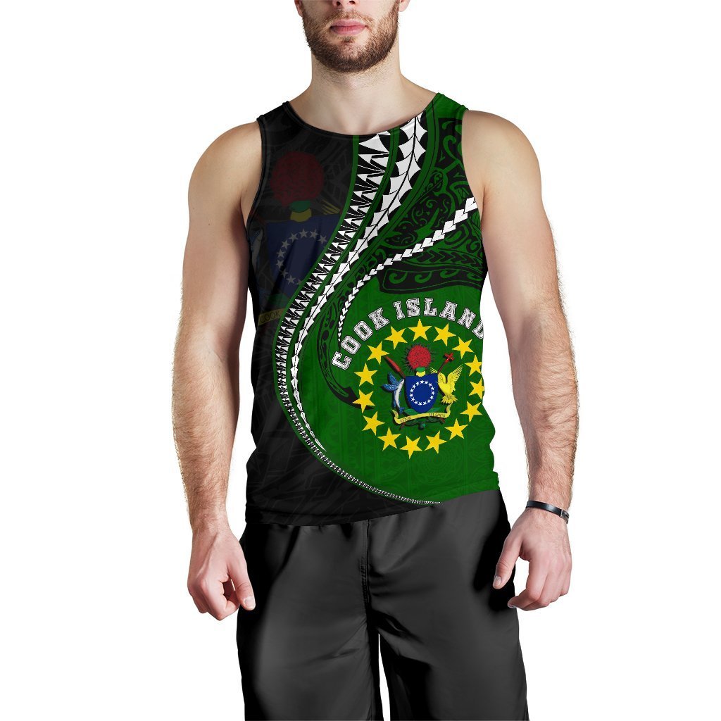 Cook Islands Men'S Tank Top Kanaloa Tatau Gen Ck - Polynesian Pride