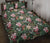 Tropical Monstera Leaf Red Quilt Bed Set - Polynesian Pride