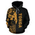 Tonga Polynesian Hoodie Yellow Line - Polynesian Pride