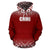 Northern Mariana Islands All Over Hoodie Fog Red - Polynesian Pride