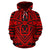 Hawaii Hoodie Polynesian Seamless Red Pullover Unisex Art - Polynesian Pride