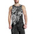Polynesian Tank Top (Men) - Polynesian White Turtle White - Polynesian Pride