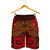 American Samoa Men's Shorts - Red Shark Polynesian Tattoo - Polynesian Pride