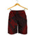 Wallis And Futuna Men's Shorts - Polynesian Chief Red Version - Polynesian Pride