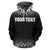 Hawaii All Over Custom Hoodie Polynesian Black Fog - Polynesian Pride