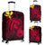 Hawaii Hibiscus Luggage Cover - Harold Turtle - Calico Red Red - Polynesian Pride