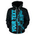 Federates States of Micronesia Custom Zip up Hoodie Micronesian Warrior Blue - Polynesian Pride