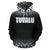 Tuvalu All Over Hoodie Fog Black Style - Polynesian Pride