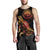 Federated States of Micronesia Men Tank Top - Turtle With Blooming Hibiscus Gold - Polynesian Pride