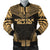 Norfolk Island Polynesian Chief Men's Bomber Jacket - Gold Version Gold - Polynesian Pride