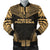 French Polynesia Polynesian Chief Men's Bomber Jacket - Gold Version Gold - Polynesian Pride