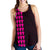 Hawaii Kakau Polynesian Coat Of Arms Women's Racerback Tank - Pink - Polynesian Pride