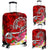 Hawaii Luggage Covers - Turtle Plumeria Polynesian Tattoo Red Color - Polynesian Pride