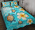 Hawaii Turtle Plumeria Ocean Quilt Bed Set - Polynesian Pride