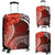 Samoa Custom Personalised Luggage Covers - Samoa Seal Wave Style (Red) - Polynesian Pride