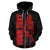 Federates States of Micronesia Custom Zip up Hoodie Micronesian Warrior Red - Polynesian Pride