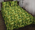 Hawaii Quilt Bed Set Tropical Green AH Black - Polynesian Pride