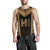 Hawaiian Kanaka Polynesian Men's Tank Top Active Gold - Polynesian Pride