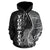 Niue Polynesian Custom Hoodie Coconut Black - Polynesian Pride