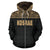 Kosrae All Over Zip up Hoodie Gold Version - Polynesian Pride