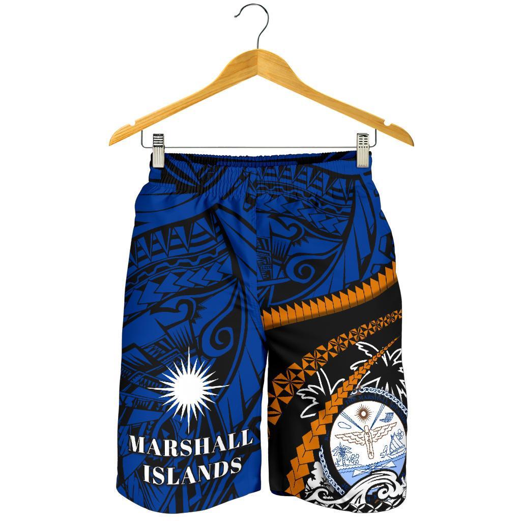 Marshall Islands Men Shorts - Road To Hometown Blue - Polynesian Pride