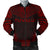 Tuvalu Polynesian Chief Men's Bomber Jacket - Red Version Red - Polynesian Pride