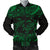 Hawaii Polynesian Men's Bomber Jacket - Green Sea Turtle - Polynesian Pride