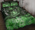 Hawaii Polynesian Turtle Waves Hibiscus Quilt Bed Set - Erik Style - AH - Green - Polynesian Pride