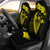 Hawaii Hibiscus Banzai Surfing Car Seat Cover Yellow - Polynesian Pride