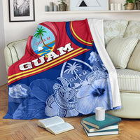 Guam Polynesian Premium Blanket - Land of the Chamorros White - Polynesian Pride