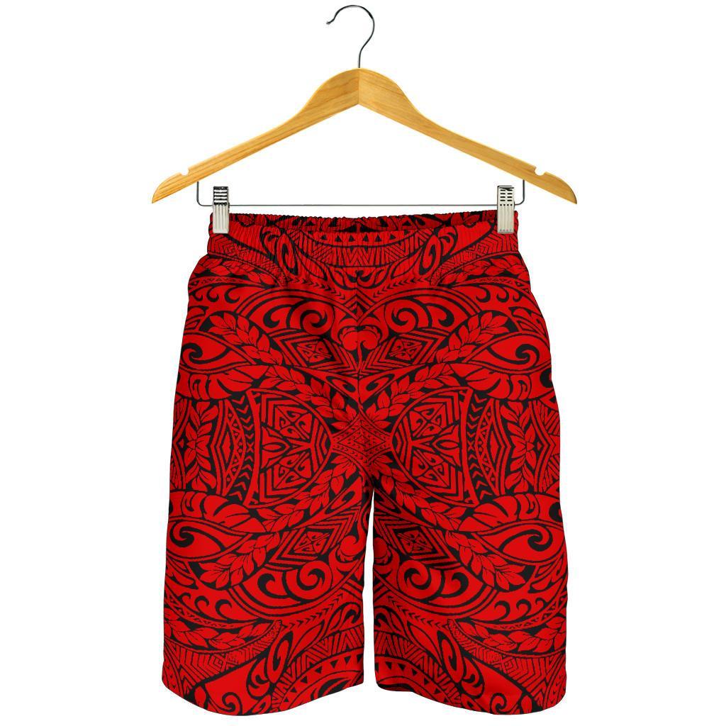 Polynesian Culture Red Men's Short - Polynesian Pride