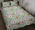 Tropical Hibiscus Palm Leaves Quilt Bed Set - Polynesian Pride