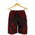 Northern Mariana Islands Men's Shorts - Polynesian Chief Red Version - Polynesian Pride