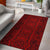 Hawaii Area Rug Polynesian Symmetry AH Rug Red - Polynesian Pride