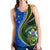 Solomon Islands Women's Racerback Tank Kanaloa Tatau Gen Si Blue - Polynesian Pride