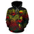 Hawaii Polynesian Hoodie Turtle Hibiscus Reggae - Polynesian Pride