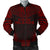 Cook Islands Polynesian Chief Men's Bomber Jacket - Red Version Red - Polynesian Pride