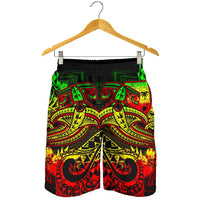 Fiji Men's Shorts - Reggae Shark Polynesian Tattoo - Polynesian Pride