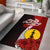New Caledonia Polynesian Area Rug - Coat Of Arm With Hibiscus Red - Polynesian Pride